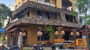 THI CÔNG BIỂN BẢNG HIỆU QUẢNG CÁO LÔ LÔ Chải Cafe