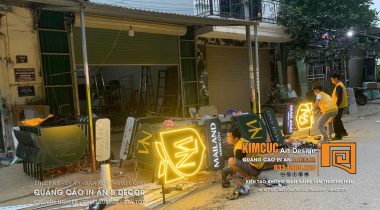 THI CÔNG HỆ THỐNG BIỂN HIỆU ĐÔ THỊ CAO CẤP – MAILAND HANOI CITY
