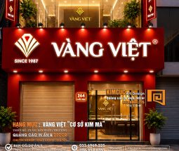 Thi Công Showroom Vàng Việt Kim Mã Hà Nội | Thiết Kế & Thi Công Trọn Gói – KIM CÚC ART DESIGN