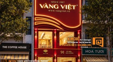 Thi Công Biển Hiệu Vàng Việt – 91 Tô Hiệu, Hải Phòng